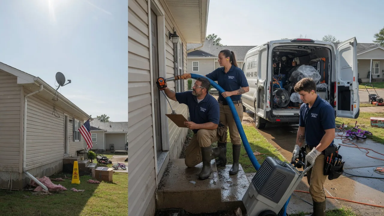Ceiling Water Damage Restoration in Combes, TX near me